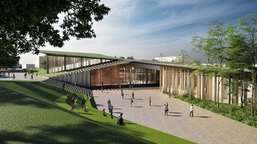隈研吾打造逢甲大學共善樓　融合自然與創新的校園地景建築