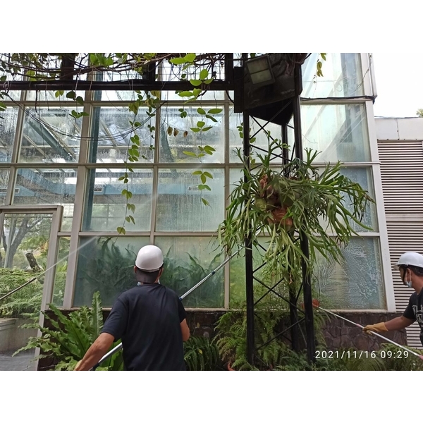 植物園特展室外-玻璃清洗-翰民清潔有限公司