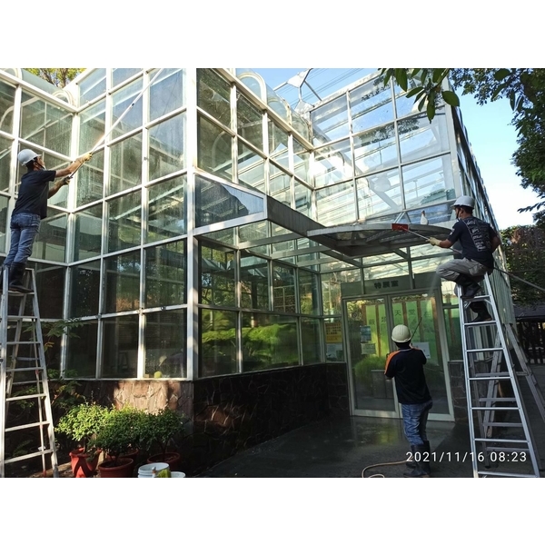 植物園特展室外-玻璃清洗 植物園特展室外-玻璃清洗