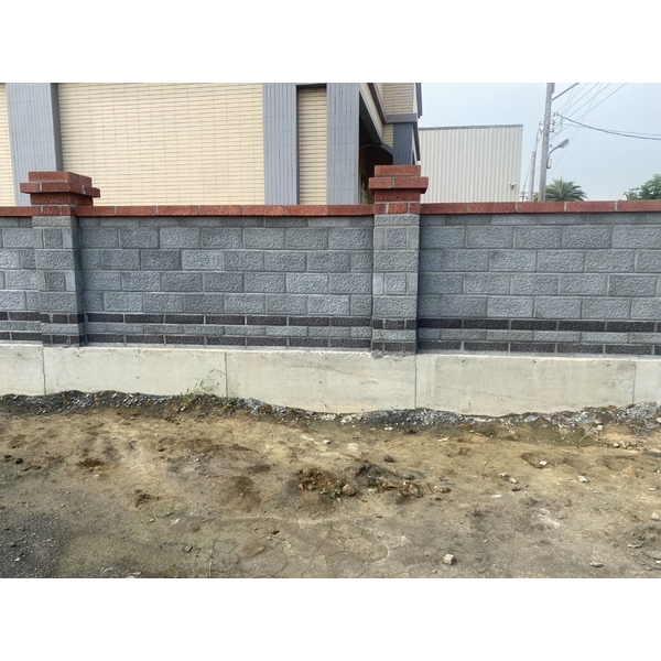 圍牆磚施工