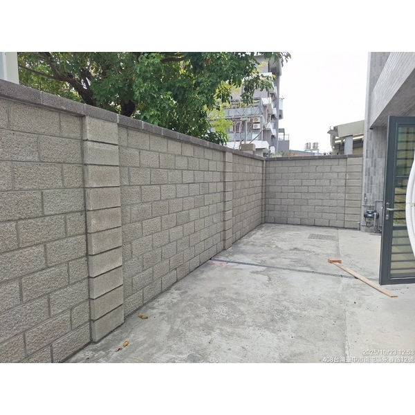 住宅圍牆磚瓦施工