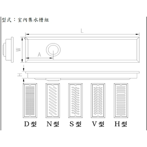 集水槽規格表－室內集水槽組-鉅林精密工業有限公司