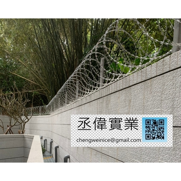 不銹鋼蛇腹型刺網-丞偉實業有限公司