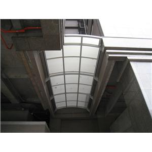 米字PC中空板 雪白色採光罩