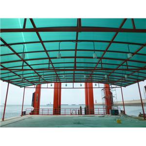 金門浮動碼頭 採光遮雨棚-佐東企業有限公司