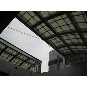 PC中空板 禾豐大樓活動遮陽棚-佐東企業有限公司
