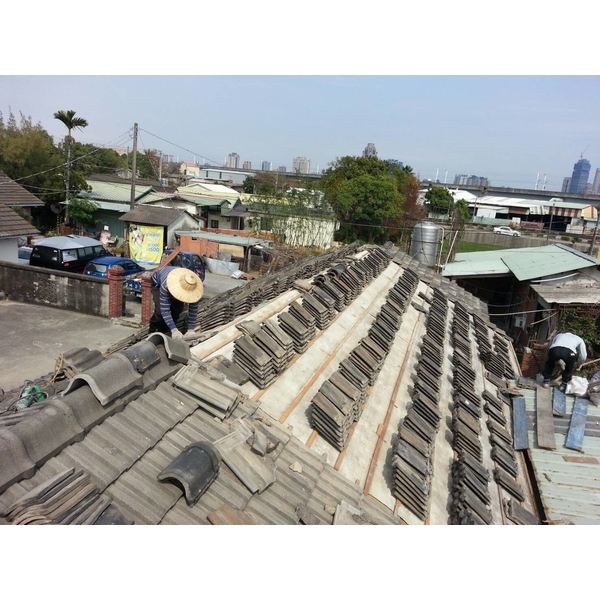 屋瓦施工
