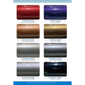 國麗實業-金屬二塗二烤粉末塗料色卡 KwoLin Metallic 2-Coat Powder Coating Color Chart_007-國麗實業股份有限公司