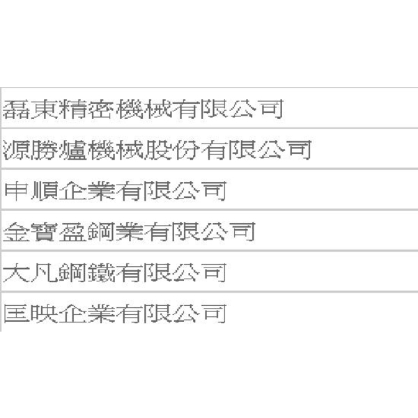 工程實績-大穎實業有限公司