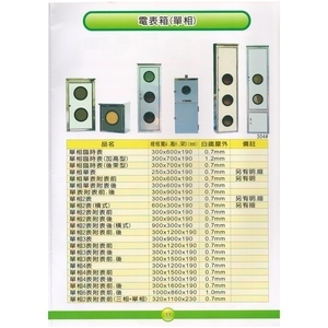 11 電表箱(單相)-漢祥企業有限公司