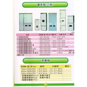 10 電表箱(三相)＆受電箱-漢祥企業有限公司