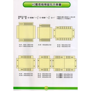 28 HS電信箱預留孔示意圖-漢祥企業有限公司