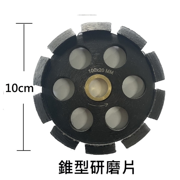 錐型研磨片
