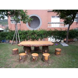 仿木桌椅工程-嘉新園藝社