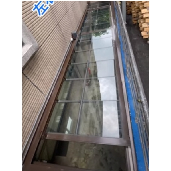 大園區-左右單開電動採光罩天窗-田中金屬有限公司