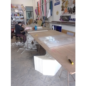 軍中压克力防疫隔板-宗冠廣告設計社