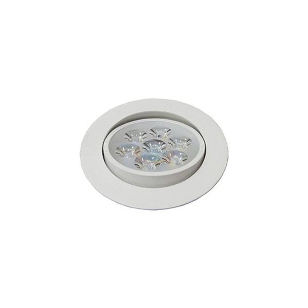 9W 3.5吋 LED投射崁燈(7珠)，9.5cm嵌入孔，燈頭可調整角度