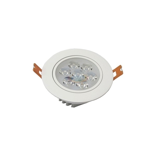 9W 3.5吋 LED投射崁燈(7珠)，9.5cm嵌入孔，燈頭可調整角度-宬碁科技開發有限公司