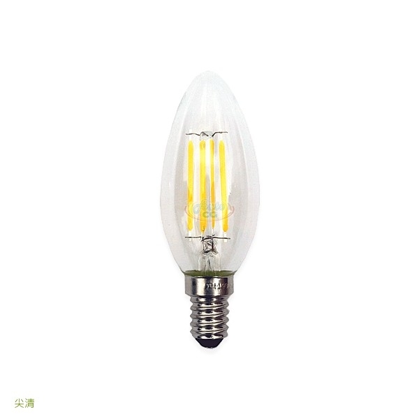 4W LED水晶蠟燭燈泡，LED蠟燭燈泡