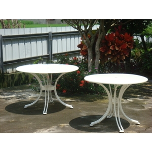 PU發泡寶久板-圓型戶外桌(大小)-玖盈事業股份有限公司