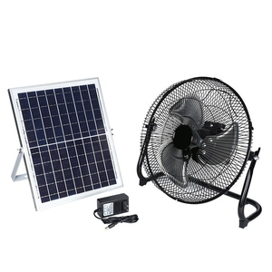 太陽能無線風扇 (地放及牆面2用）-驊灃企業有限公司