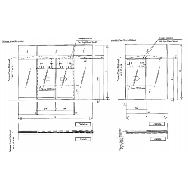Dream DC-6 輕量型自動門機／電動門 Automatic Sliding Door-美德亞有限公司