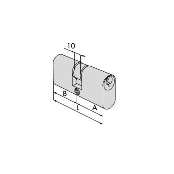 🇮🇹 CISA 08210 門鎖鎖芯 Lock Cylinder-美德亞有限公司