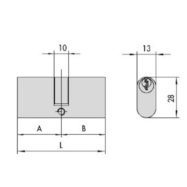 🇮🇹 CISA 08210 門鎖鎖芯 Lock Cylinder-美德亞有限公司