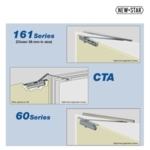 NEW STAR CL-162N, CL-163N, CL-164N 隱藏式門弓器 Concealed Door Closer-美德亞有限公司