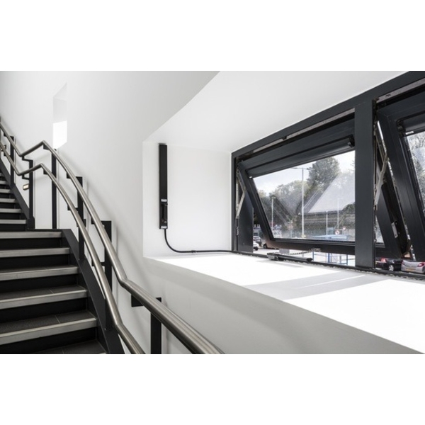 GEZE Slimchain 鋼索式電動自然排煙窗 Automatic Smoking Ventilation Windows-美德亞有限公司
