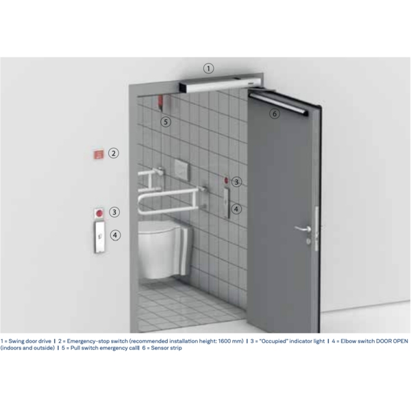 GEZE Ecturn 125KG 自動門弓器／電動門弓器 Automatic Swing Door-美德亞有限公司