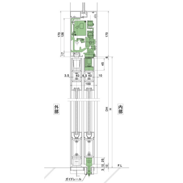 HOKUYO ADY-SX 輕量型雙扇自動門機／電動門 Automatic Sliding Door-美德亞有限公司
