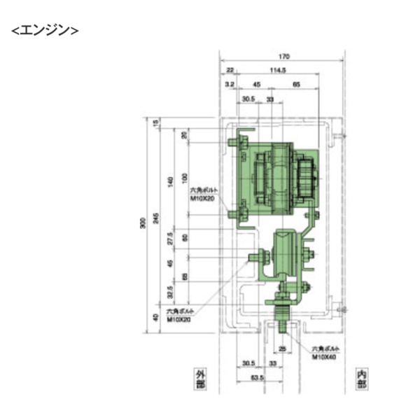 HOKUYO ADM-SX 450KG級重量型／超重型滑動式自動門機／電動門 Automatic Sliding Door-美德亞有限公司