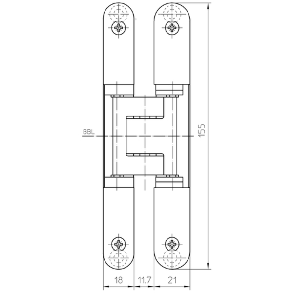SIMONSWERK TECTUS TE240 60KG 暗鉸鏈／隱藏式3D鉸鏈 Concealed Hinge-美德亞有限公司