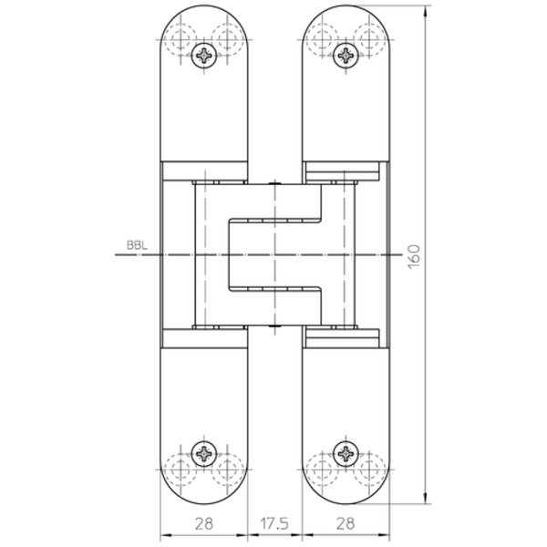 SIMONSWERK TECTUS TE340 80KG 暗鉸鏈／隱藏式3D鉸鏈 Concealed Hinge-美德亞有限公司