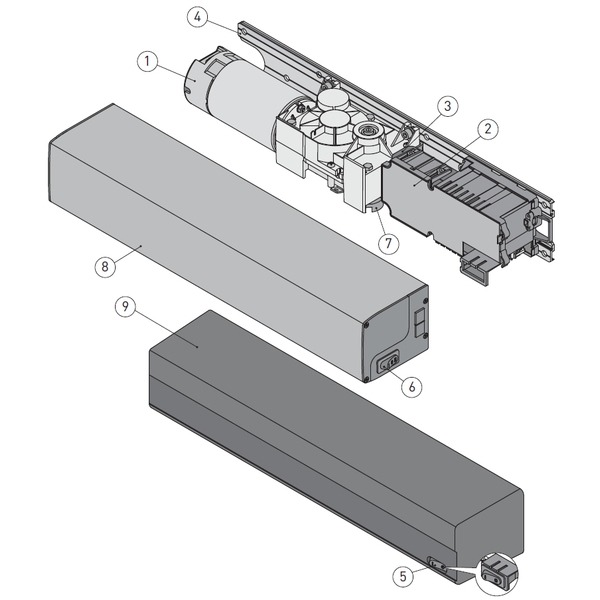 DITEC Sprint 90度 自動門弓器／電動門弓器 Automatic Swing Door-美德亞有限公司