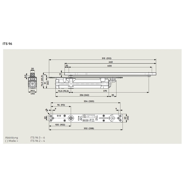 DORMAKABA ITS-96隱藏式門弓器 Concealed Door Closer-美德亞有限公司