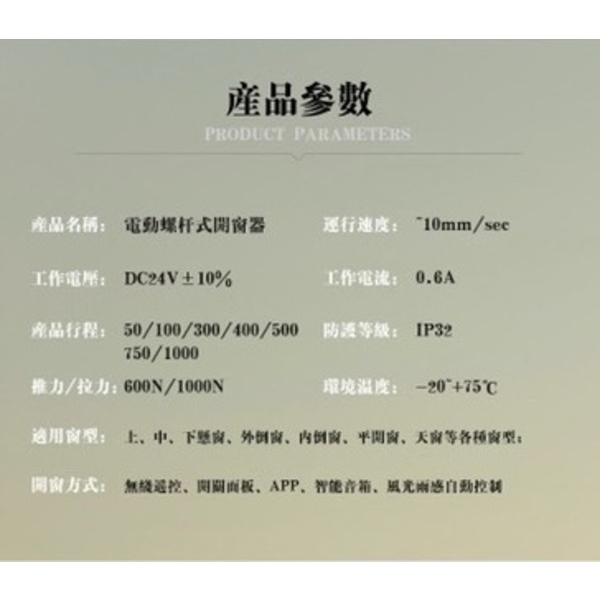 Panasonic NC1S060030D 連桿式電動自然排煙窗 Automatic Smoking Ventilation Windows-美德亞有限公司
