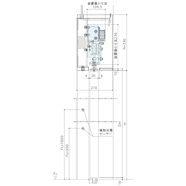 NABCO DS-250 500kg ,250kg x 2 重型自動門機 Automatic Sliding Door-美德亞有限公司