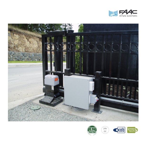 FAAC 844 滑動式電動開門機／自動開門機 Gearmotor Sliding Gate Operator