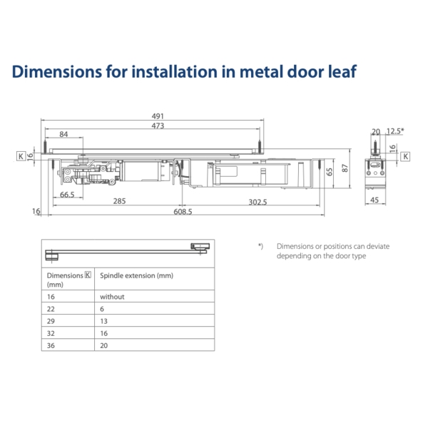 GEZE ECTURN INSIDE 125KG級隱藏式電動門弓器 Concealed-Automatic Swing Door-美德亞有限公司