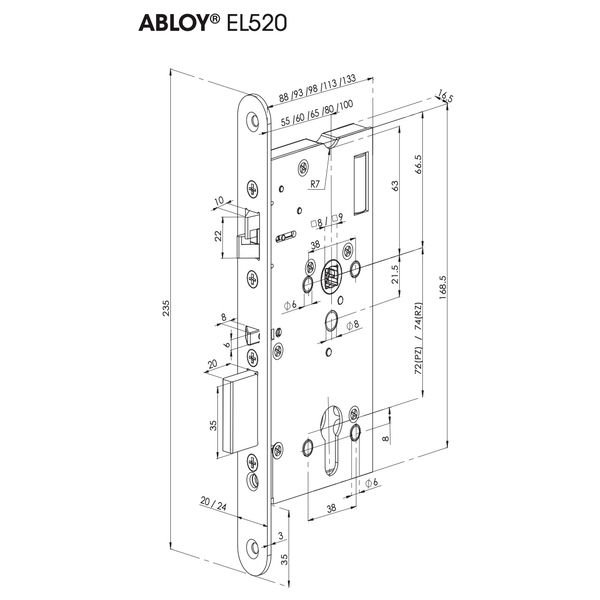 ASSA ABLOY EL520 電鎖 Electric Lock-美德亞有限公司