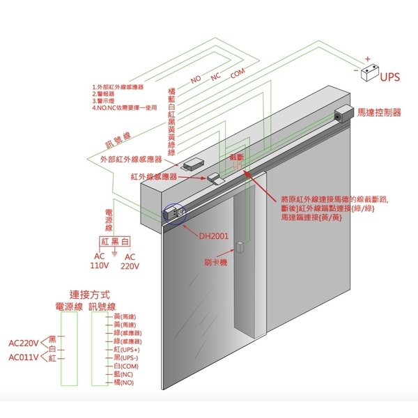 ASTER MD-2001 自動門磁力鎖 Magnetic Lock For Automatic Sliding Door-美德亞有限公司