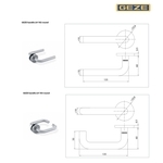 GEZE LH系列 水平把手 Mortise Lock Handle-美德亞有限公司