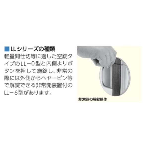 MIWA LL-6 薄型浴廁用表示鎖-美德亞有限公司