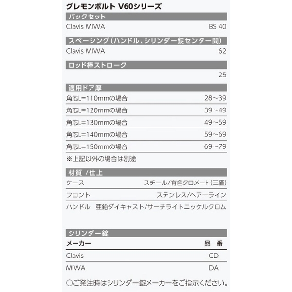 SHIBUTANI V60GG 隔音氣密門鎖 Sound-Proof Door Lock-美德亞有限公司