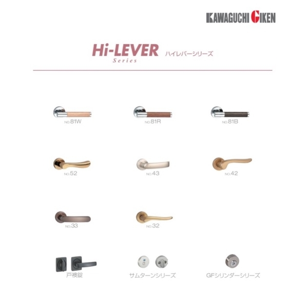 Giken LVS 高級木門鎖把手 Door Lock Handle-美德亞有限公司