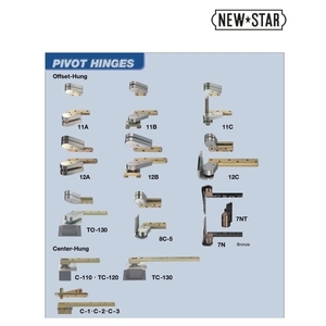 NEW STAR 非自動鉸鏈系列 PIVOT HINGES-美德亞有限公司