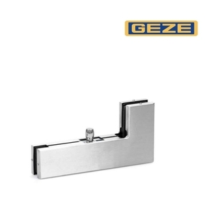 GEZE PT-40 L型玻璃門用夾具／包角 Patch for overpanel and sidelight-美德亞有限公司