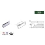 ASTER PT-10 玻璃門下夾具／下包角 Bottom patch-美德亞有限公司
